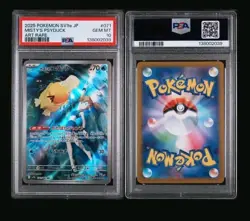 Pokemon PSA 10 Misty's Psyduck 071/063 Japanese SV9a Heat Wave Arena Art Rare - Image 2