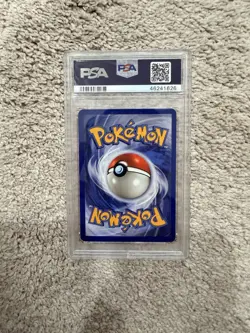1999 Pokemon Fossil Dragonite Holo 1st Edition PSA 9 MINT English - Image 2