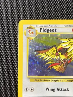 Pidgeot 8/64 Holo Rare Pokemon 1999 Jungle - MP - Image 2