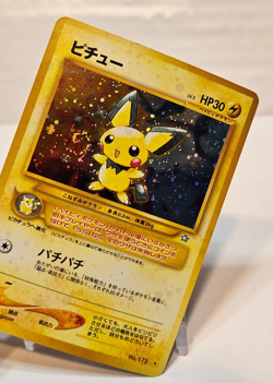Pichu No. 172 Holo Rare SWIRL Japanese Pokemon Pocket Monsters 1333 - Image 4