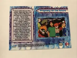 Prophecy Of The Future #23 - Non Holo - Topps Pokemon The Movie 2000 Blue Logo - Image 2