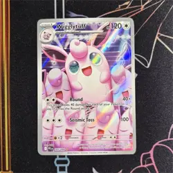 Pokemon TCG Wigglytuff 105/094 Phantasmal Flames Illustration Rare Holo 120 HP - Image 1