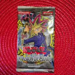 Yu-Gi-Oh! Invasion Of Chaos 1st Edition Factory Sealed Booster Pack - Image 1