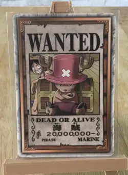 2002 One Piece Tournament Chopper Pirate License Promo Card - Image 1
