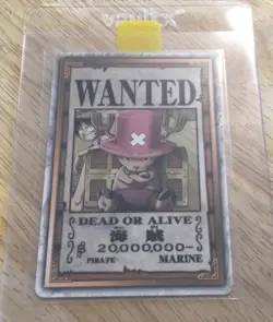 2002 One Piece Tournament Chopper Pirate License Promo Card - Image 3