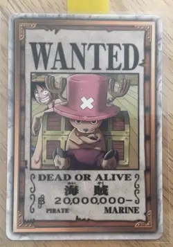 2002 One Piece Tournament Chopper Pirate License Promo Card - Image 5