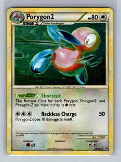 Pokemon Card - Porygon2 HGSS23 - Holo - Black Star Promo - Image 1