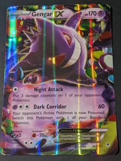 Pokemon TCG Gengar EX 34/119 Jumbo Promo Card 2014 Oversized - Image 1