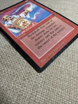 Backdraft. Instant. Legends. 1994 MTG Card. - Image 2