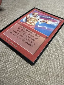 Backdraft. Instant. Legends. 1994 MTG Card. - Image 3