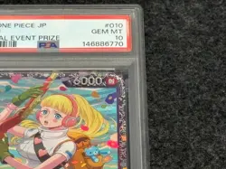 PSA 10 MINT HIBARI ONE PIECE CARD GAME Flag Ship EVENT Prize Promo japanese - Image 3