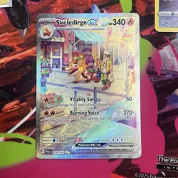 Skeledirge EX Holo Paldea Evolved Illustration Rare Card 258/193 - Image 1