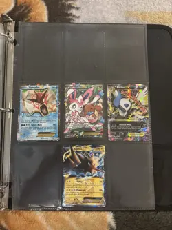 Pokemon Folder Lot of 27 Pages Many Cards With Doubles Contact Anytime - Image 1