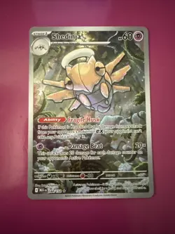 Shedinja 144/132 Full Art NM/M Mega Evolution Pokemon Card - Image 1