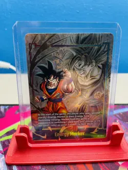 Goku Energy Marker Promo Prize Gold E01-05 Dragon Ball Fusion World Card ENG - Image 1