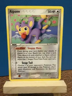 Pokemon TCG Aipom 34/115 Unseen Forces 2005 Regular Card - Image 1