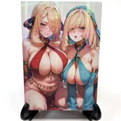 PokeGirl Cynthia Lusamine Sexy Hot Anime Waifu Girl Lewd Goddess Story Art Card - Image 2