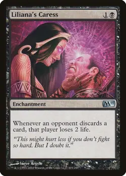Liliana's Caress 1x MtG m11 Core Edition SP/NM - Image 1