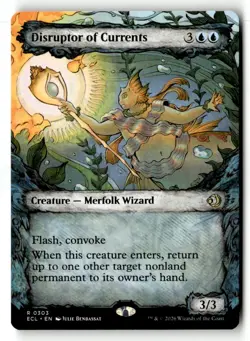 1x MTG Disruptor of Currents (Showcase) NM Normal R Lorwyn Eclipsed 303 - Image 1