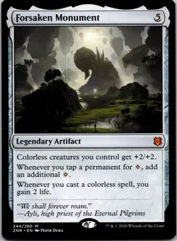 Forsaken Monument M Zendikar Rising 244 NM - Image 1