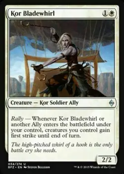 4 Kor Bladewhirl - NM - Battle for Zendikar - mtg - x4 4x - Image 1