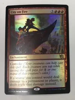 City on Fire March of the Machine Foil - Image 1