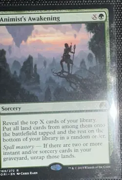 Animist's Awakening Magic Origins Regular Mtg Magic The Gathering - Image 1