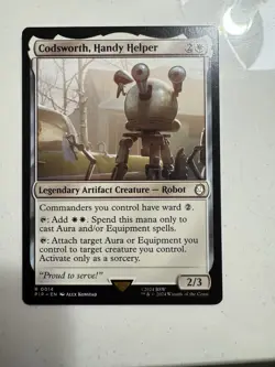 Magic The Gathering Codsworth, Handy Helper. Fallout Regular. NM - Image 2