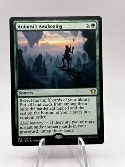 Animist's Awakening 166/322 Commander 2020 C20 MTG NM - Image 1