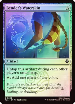 MTG Bender's Waterskin NM Foil **Avatar: The Last Airbender** - Image 1