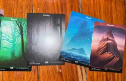 MTG Unstable Full Art Lands x5- FULL SET!! (One of Each) NM - Image 3