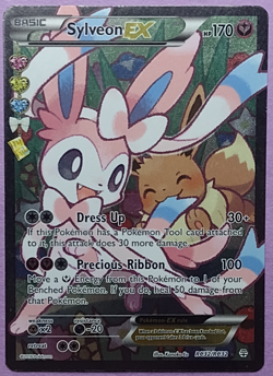 2016 POKEMON GENERATIONS #RC32/RC32 SYLVEON EX RADIANT COLLECTION - Image 1