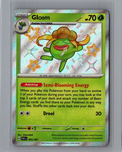 Gloom 093/091 - Pokemon TCG Paldean Fates Shiny Rare Card NM - Image 1