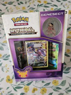 2016 POKEMON XY GENERATIONS MYTHICAL POKEMON COLLECTION GENESECT PIN PROMO - Image 1