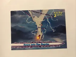 Down into The Depths #58 - Pokemon Topps Pokemon 2000 Movie Blue Logo Vintage - Image 1