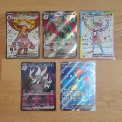 Pokemon TCG Mixed Full Art Lot, 5 Cards - Image 1
