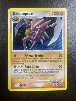 Pokemon TCG Kabutops 4/99 Holo Rare Arceus Near Mint NM - Image 1
