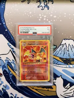 2016 Pokemon XY Charizard Reverse Holo Evolutions #11 PSA 3 - Image 1