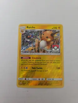 Raichu 41/147 LP 2nd Place Reverse Holo Rare Pokemon League Challenge Promo! - Image 1