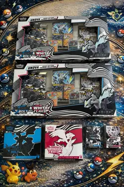 NEW SEALED Pokemon LOT- Black Bolt White Flare Unova Heavy Hitters, ETB’s, BB’s - Image 1