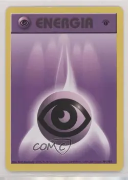 Psychic Energy Portuguese 1st Ed. Pokemon Base Set #101 1999 - Image 1