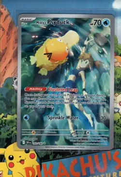 Pokemon TCG Misty's Psyduck Destined Rivals 193/182 Illustration Rare NM/M - Image 1
