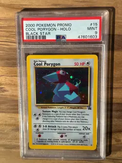 Pokemon Black Star Promo Cool Porygon #15 PSA9 MINT PSA # 47601603 - Image 2