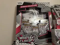 Pokemon White Flare Sealed Lot ETB, Binder, Tech Sticker, & Booster Bundle New - Image 3