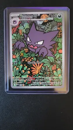 Pokemon Haunter Me: Mega Evolution Promo Full Art Holo 027 Rare 100 HP 2025 - Image 1