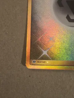 Metal Energy (Secret) Secret Rare Holo SM Base Set 163/149 NM Pokemon PACK FRESH - Image 3