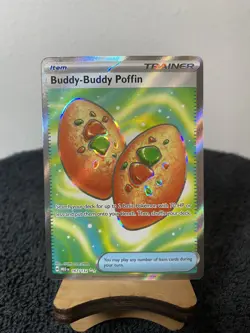 Buddy Buddy Poffin 167/132 ME01: Mega Evolution Full Art Ultra Rare Pokemon NM - Image 2