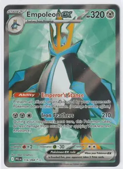 EMPOLEON EX 114/094 Pokemon TCG Ultra Rare Phantasmal Flames NM - Image 1