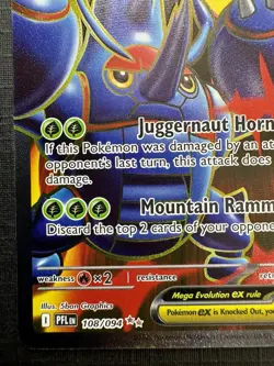 [ FULL ART ] Mega Heracross ex - 108/094 - ULTRA RARE- Pokemon Phantasmal Flames - Image 4