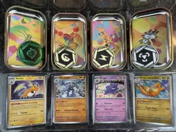 Sam’s Club Pokemon 151 4 Mini Tins & Promos Scarlet & Violet S&V MEW - No Packs - Image 3